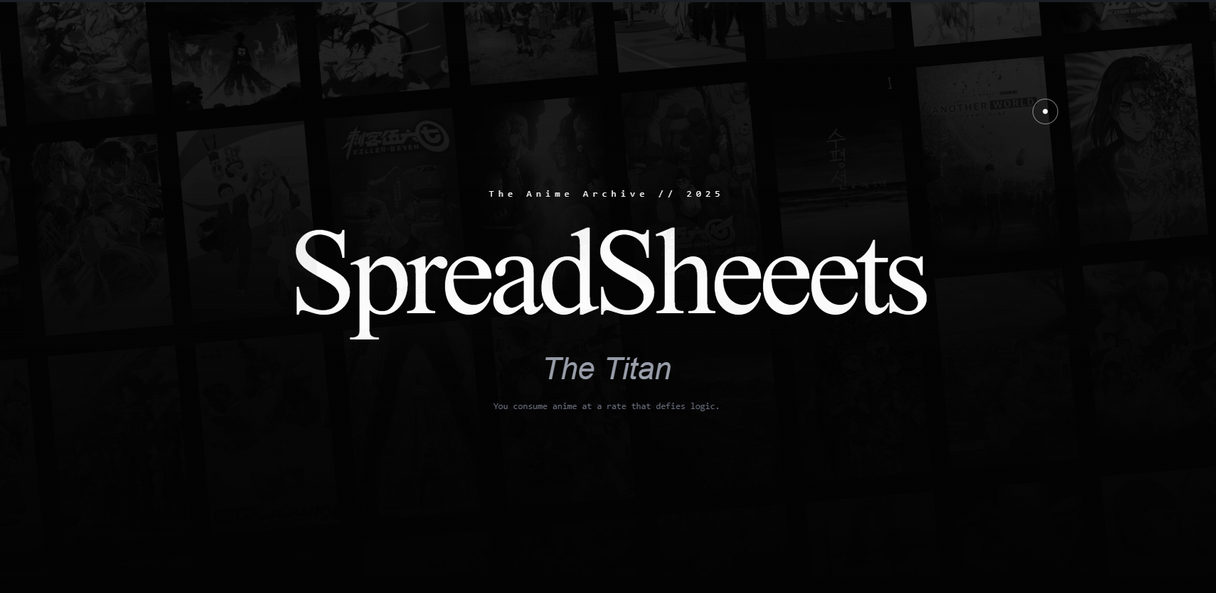 Anilist Wrapped preview